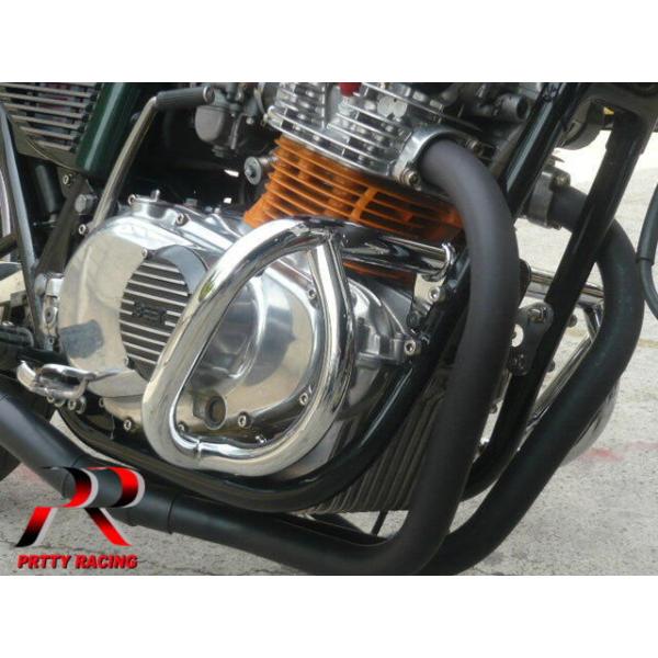 感謝セール！SUZUKI GS400 極太 エンジンガード メッキ