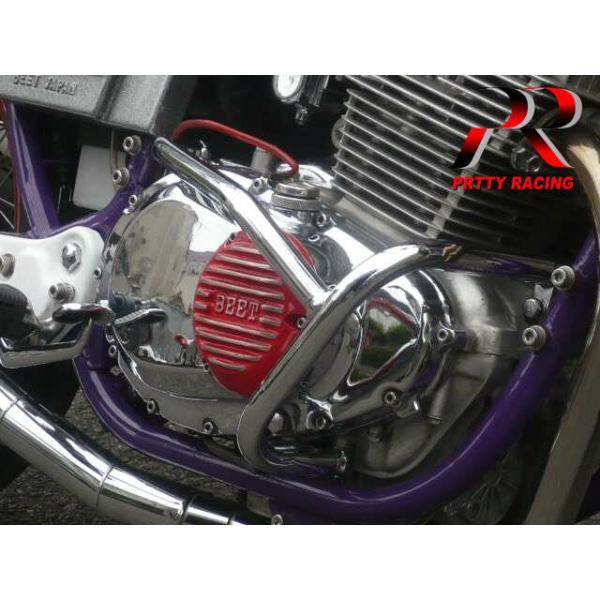 SUZUKI GSX250E ザリ エンジンガード メッキ : PRETTYRACING Yahoo