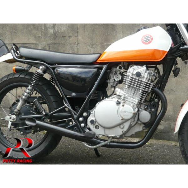 新品未使用　スーパートラップ　スズキ　グラストラッカー　マフラー　ブラック プリティ― SUZUKI グラストラッカー 04〜 スラッシュ管 50π 黒