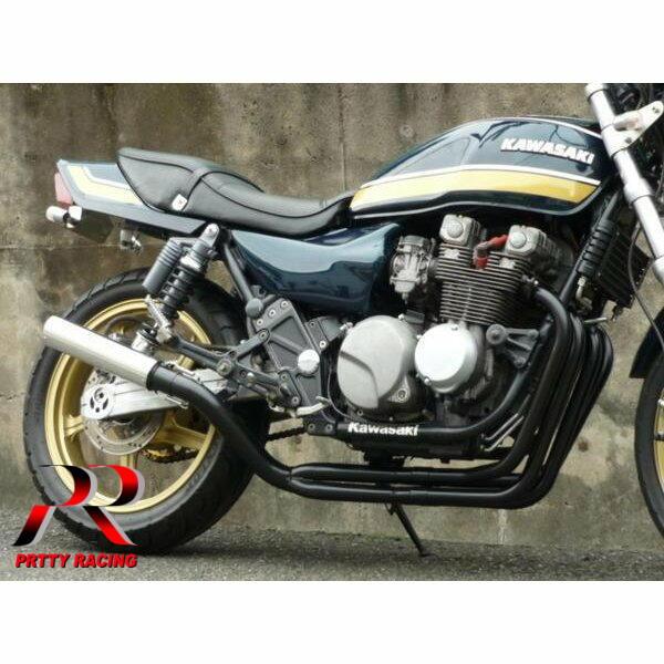 プリティー KAWASAKI ゼファー400/χ 50.8 ガニマタ PRETTY管 黒 プリティー KAWASAKI ゼファー400/χ 50.8 ガニマタ PRETTY管 黒