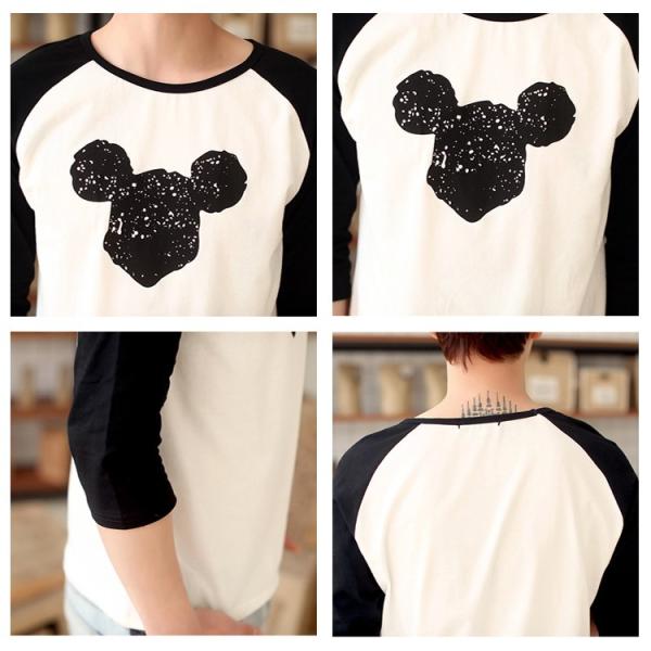 ミッキー Tシャツ ディズニー Tシャツ ペアルック カップル ｔシャツ 春夏 ペア ｔシャツ 七分袖 レディース メンズ トップス カットソー Buyee 日本代购平台 产品购物网站大全 Buyee一站式代购 Bot Online