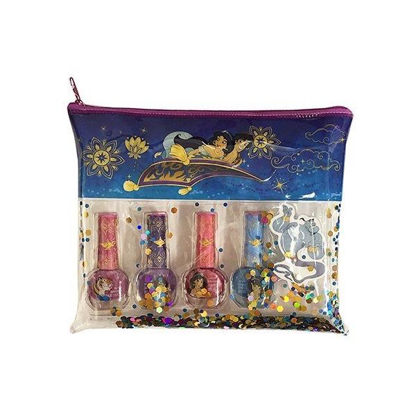 アラジン グリッター ポーチ付き 4pk ネイル セット ジャスミン ディズニー プリンセス マニキュア ビニールポーチ ジーニー 女の子 Pretzel Net Yahoo 店 通販 Yahoo ショッピング