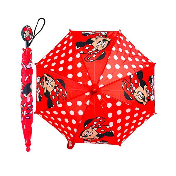 ミニー キッズ 傘 40cm ( レッド ドット ) 16421 かさ レイングッズ