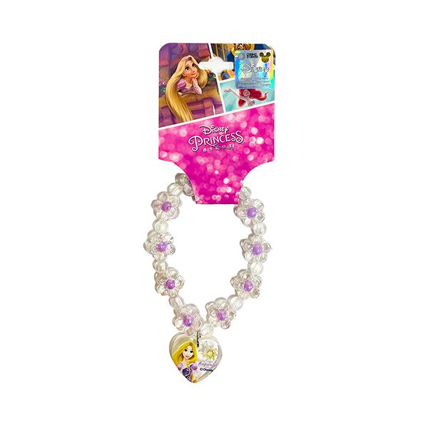 ディズニープリンセス フラワー ビーズ ブレスレット ( ラプンツェル ) 16927 アクセ アクセサリー お花 ハート キッズアクセ グッズ キャラクター