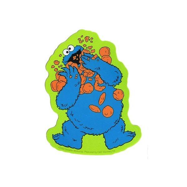 セサミストリート ステッカー クッキーモンスター シール Sesame Street Cookie Monster 青 キャラクター 雑貨 1714c 1714c Pretzel Net Yahoo 店 通販 Yahoo ショッピング