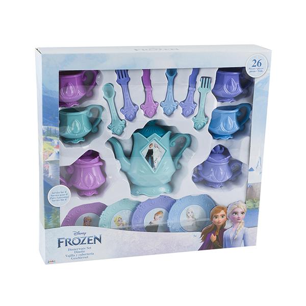 ぴょんひら❤︎ディズニーキディア プリンセス、アナ雪　100サイズセット アナと雪の女王 おままごと 食器 セット 26ピース 17325 おもちゃ アナ