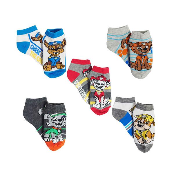 パウパトロール 靴下 5足 セット ( トドラー サイズ 4-7.5 ) 17709 パウパト 子供 くつした キッズ アンクルソックス 男の子 幼児 キャラクター グッズ