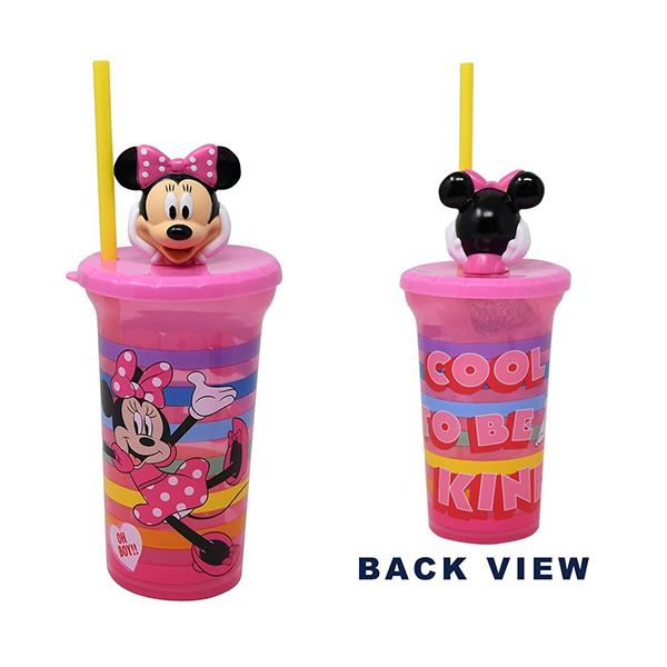 ミニー プラスチック ストロー付き カップ 17812 ディズニー Minnie