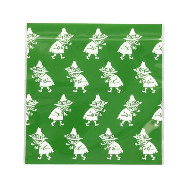 ムーミン ジッパーバッグ S 5枚入り ( スナフキン GR ) MP787