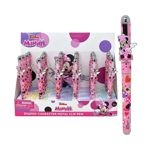 ミニー メタルクリップペン ボールペン 18751 ミニーマウス グッズ