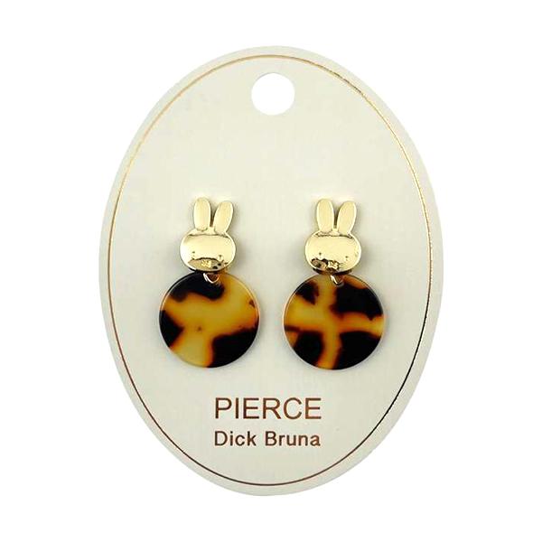ミッフィー Marble ピアス ( べっ甲 ) 18829 イヤリング アクセサリー