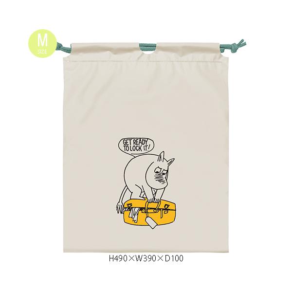 ムーミン ビニールショッパー MV684 ( L ムーミン/トランクLGY ) 18915