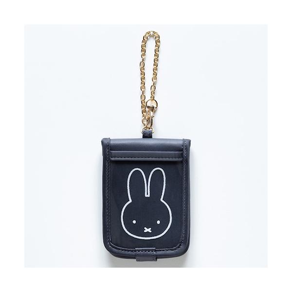 ミッフィー CLEAR カードホルダー ( ブラック ) 18978 miffy グッズ