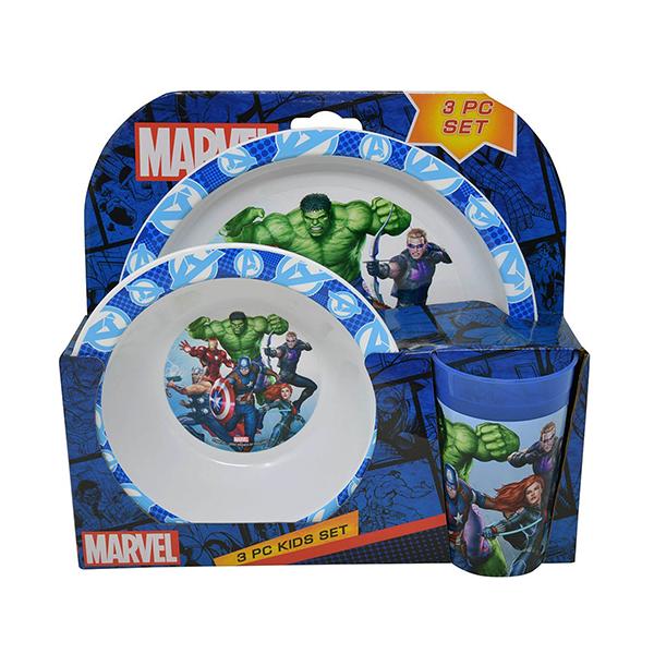 アベンジャーズ こども用 食器 3点 セット 19325 食器セット MARVEL