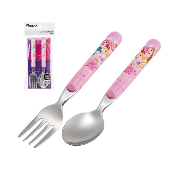 ディズニープリンセス スプーン & フォーク セット 子ども用 ディズニープリンセス スプーン & フォーク セット 子ども用