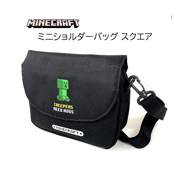 マインクラフト ミニ ショルダー バッグ スクエア ( ブラック ) 19481