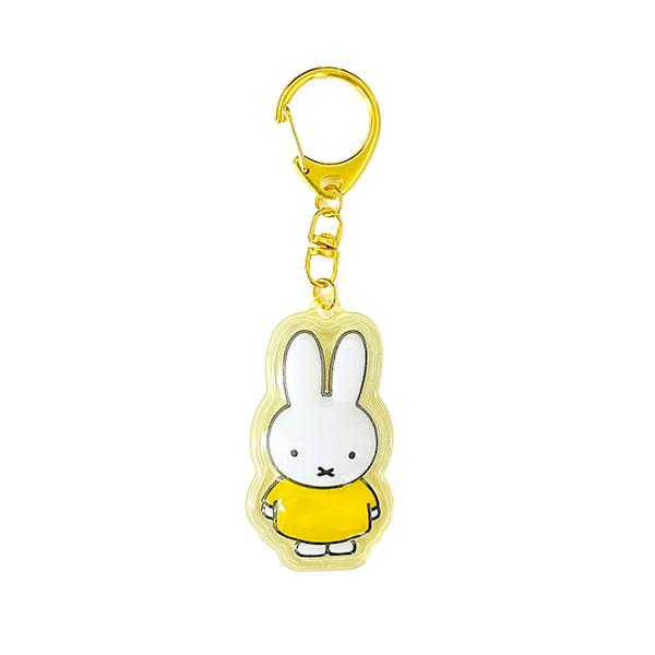 ミッフィー ぷっくりったい キーホルダー ( イエロー ) 19534 miffy