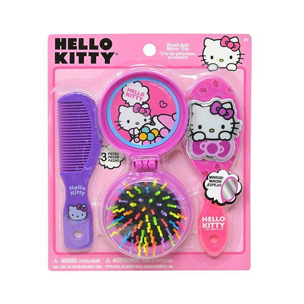 ハローキティ ヘアブラシ & ミラー 3点 19764 キティちゃん グッズ