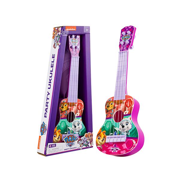 パウ・パトロールのキャラクターたちがデザインされた「パーティー ウクレレ」は、子どもたちの音楽体験を楽しく彩ります！4弦仕様で小さな手にもぴったり。男の子も女の子も、音楽の世界に飛び込むきっかけにぴったりのアイテムです。インポート品ならでは...