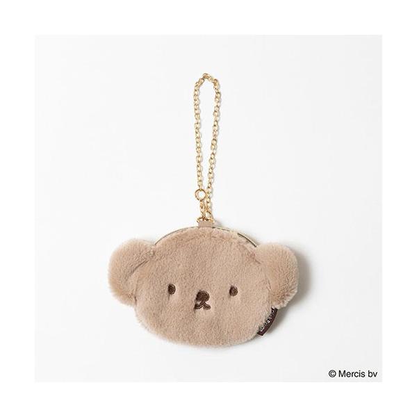 BRUNA FACE FUR ミニミニ ポーチ ( ブラウン ボリス ) 20272 miffy ミニポーチ 小物入れ バッグチャーム キャラクター グッズ 雑貨