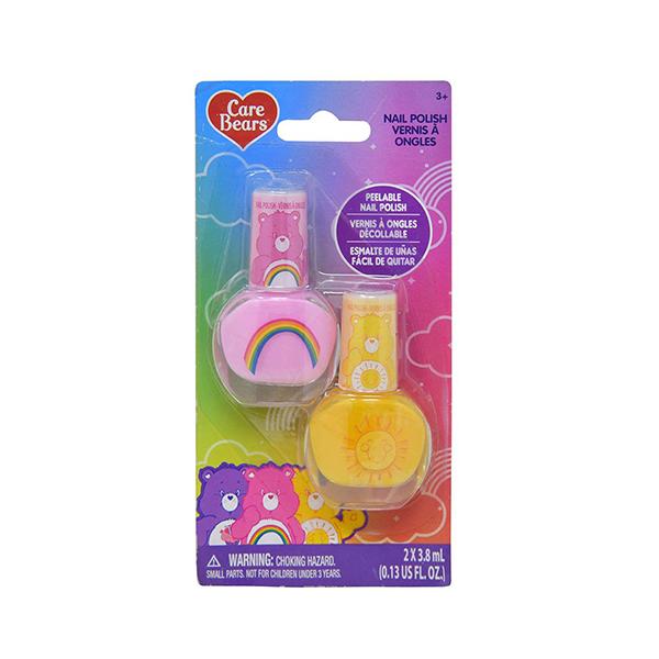 ケアベア ネイル 2本 セット ( ピンク & イエロー ) 20444 Care Bears マニキュア はがせる キッズネイル 子ども かわいい 女の子 おしゃれ おもちゃ 輸入