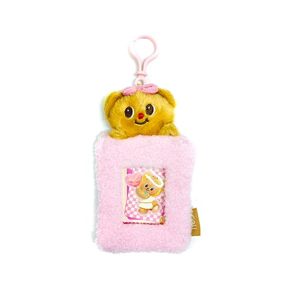 �o�^�[�x�A �l�[���^�O �L�[�N���b�v ( �s���N ) 20617 Butter bear �p�X�P�[�X ID�P�[�X IC�J�[�h�P�[�X �^�C ���� �L�����N�^�[ �O�b�Y �G�� �A�� ���i�摜3