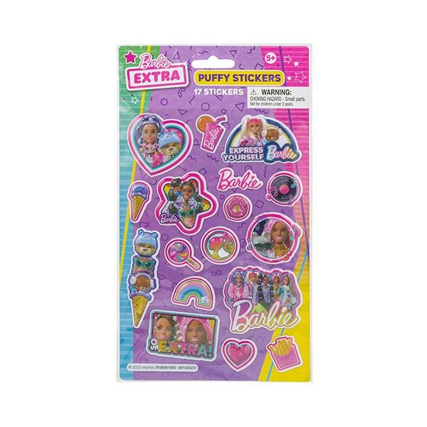 バービーのパフィーステッカーは、アメリカからの輸入品。ぷくぷくとした立体感が特徴で、ノートや手帳、ギフトラッピングに貼るだけで、あっという間に可愛さがアップします！インポート商品なので、特別感もたっぷり。●パッケージサイズ：約H25 ×W1...