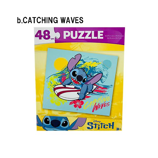 スティッチ パズル 48ピース ( CATCHING WAVES ) 20923b ジグソーパズル Disney リロ&スティッチ おもちゃ Disney Stitch Puzzle キャラクター グッズ 輸入