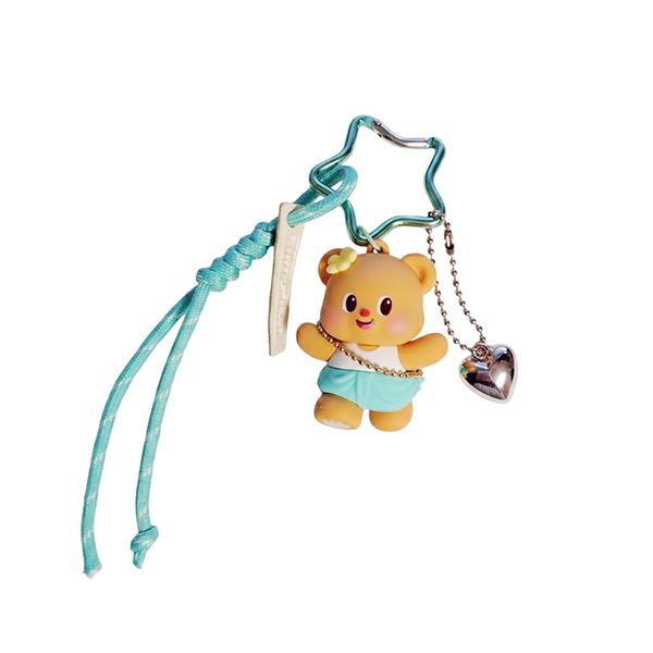 バターベア マスコット キーチェーン 星形カラビナ 21027 Butter bear