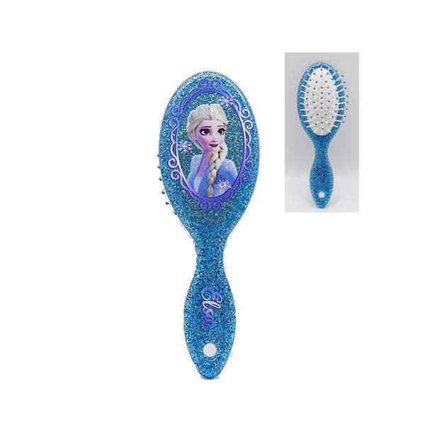 アナと雪の女王 エルサ ヘアブラシ ( ラメ：ブルー ) 21060 アナ雪 子ども用 キッズ ブラシ ディズニー Disney Frozen