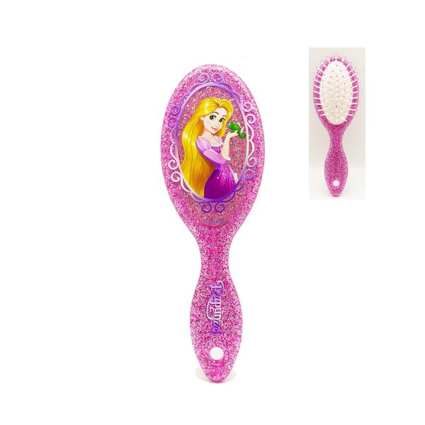 ディズニープリンセス ヘアブラシ ( ラプンツェル と パスカル ラメ ) 21112 ブラシ 子ども キッズ 女の子 塔の上のラプンツェル キャラクター グッズ 雑貨