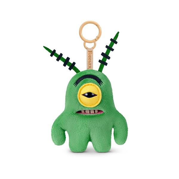 ファグラー キーリング スポンジ・ボブ シリーズ ( プランクトン ) 21307 Fuggler SpongeBob ぬいぐるみ キーチャーム バッグチャーム マスコット 15756G