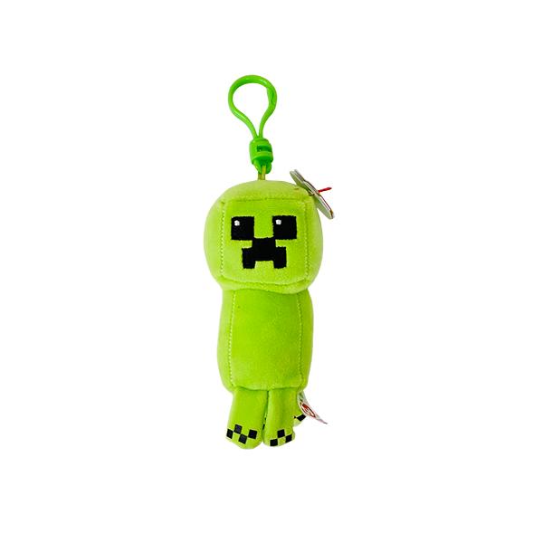TY Beanie Babies マインクラフト キークリップ ( クリーパー ) 21550 マイクラ ぬいぐるみ マスコット バッグチャーム タイ ビーニーベイビーズ Minecraft