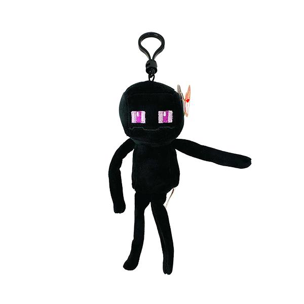 TY Beanie Babies / マインクラフト キークリップ ( エンダーマン ) 21551 マイクラ ぬいぐるみ マスコット バッグチャーム タイ ビーニーベイビーズ Minecraft