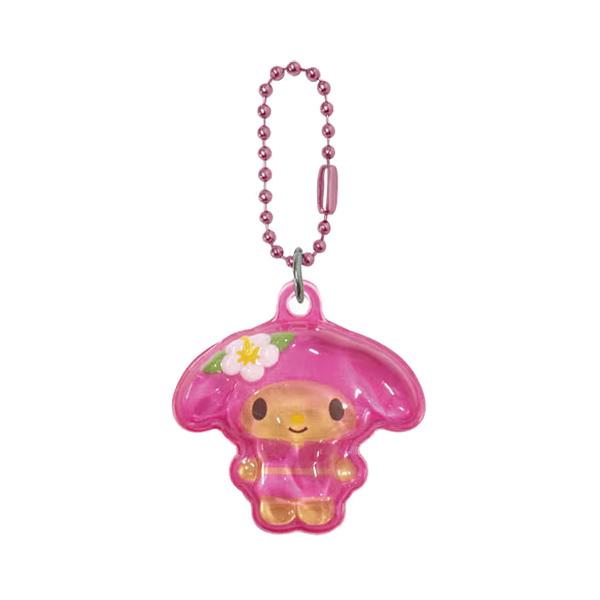 サンリオキャラクターズ ぷっくりったい プチ ボールチェーン ( マイメロディ ) 21572 チャーム マスコット ぷっくり 立体 3D 日焼け かわいい サンリオ
