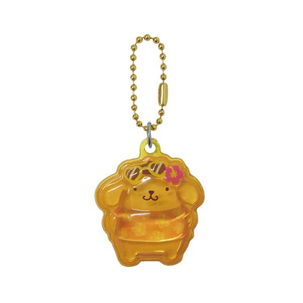 サンリオキャラクターズ ぷっくりったい プチ ボールチェーン ( ポムポムプリン ) 21579 チャーム マスコット ぷっくり 立体 3D 日焼け かわいい サンリオ