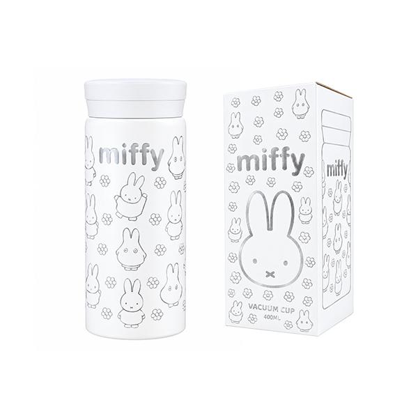 ミッフィー 200ml ボトル ( miffyおばけ総柄 ホワイト ) 21713 miffy 水筒 ステンレス 軽量 保温 保冷 白 輸入