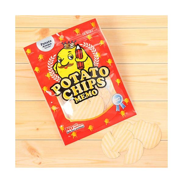 CHIPSメモ ( ポテトチップス ) pud166 メモ帳 文具 文房具 海外