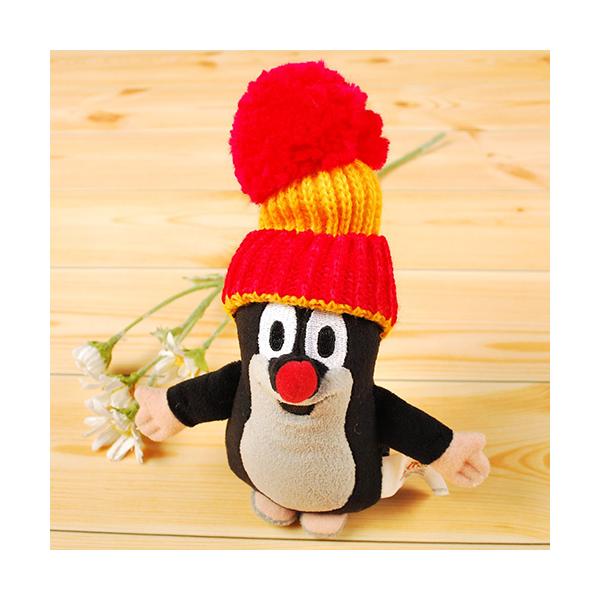 クルテク ぬいぐるみ ミニキャップ ( レッド ) pud508 Krtek もぐらの