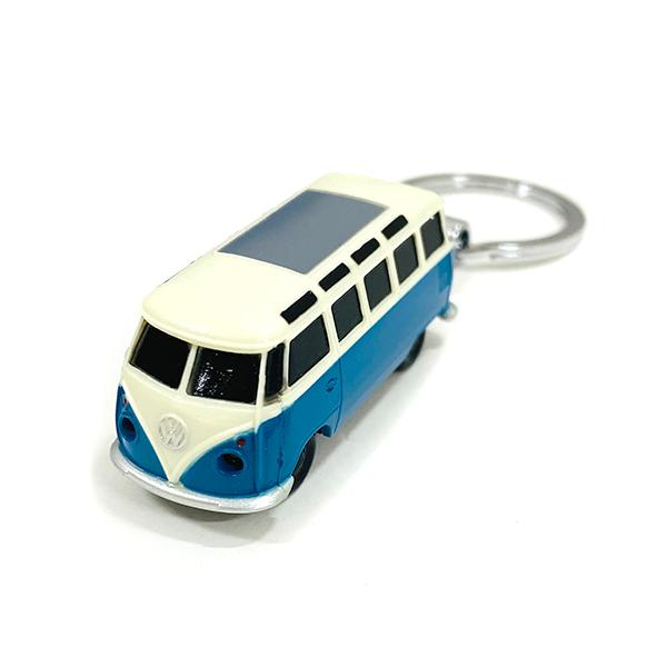 フォルクスワーゲン バス ライト付き キーチェーン （ BLUE