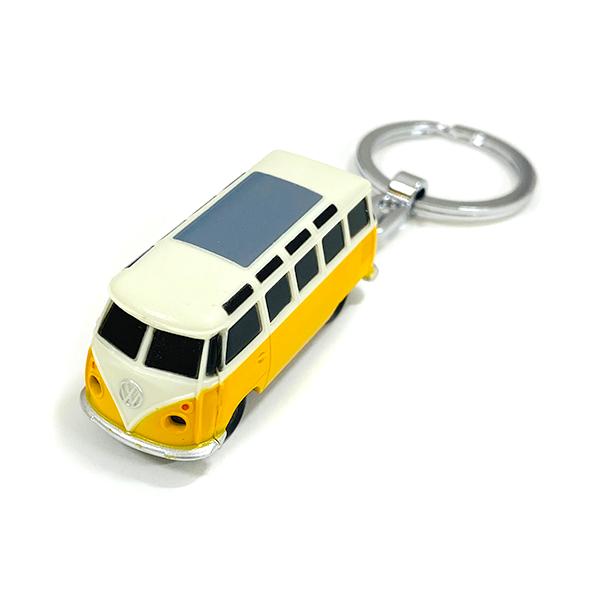 フォルクスワーゲン バス ライト付き キーチェーン （ YELLOW