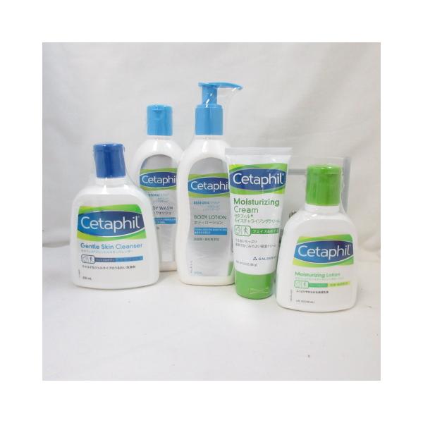 (お得な5点セット!) Cetaphil セタフィル スキン&ボディケア ( 洗浄料×2 / 保湿乳液×2 / 保湿クリーム) +おまけ付
