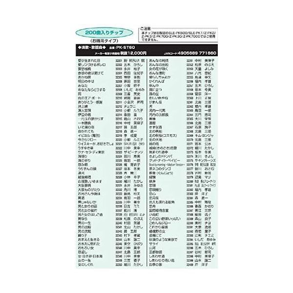 Pk St60 オンステージ専用追加曲チップ 演歌 歌謡曲中心 0曲入り A B04xxr5y Priceless オンラインショップ3 通販 Yahoo ショッピング