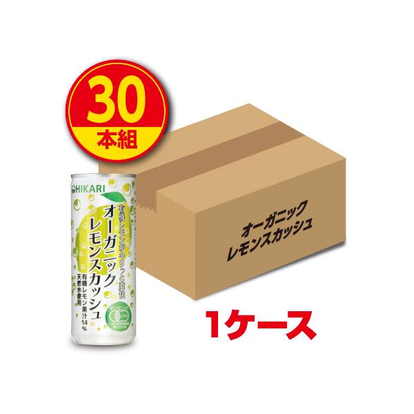 光食品 オーガニックレモンスカッシュ 250ml 30本 新登場 スペイン産