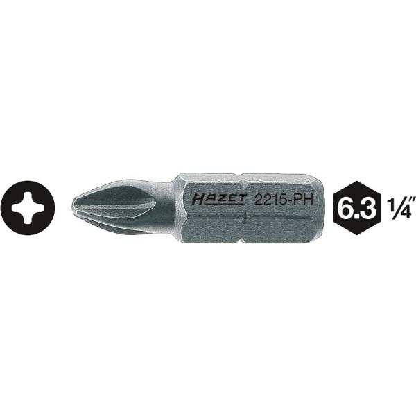 HAZET ハゼット プラスビット 2215-PH1 プラス1番 25mm (型番:896014491)