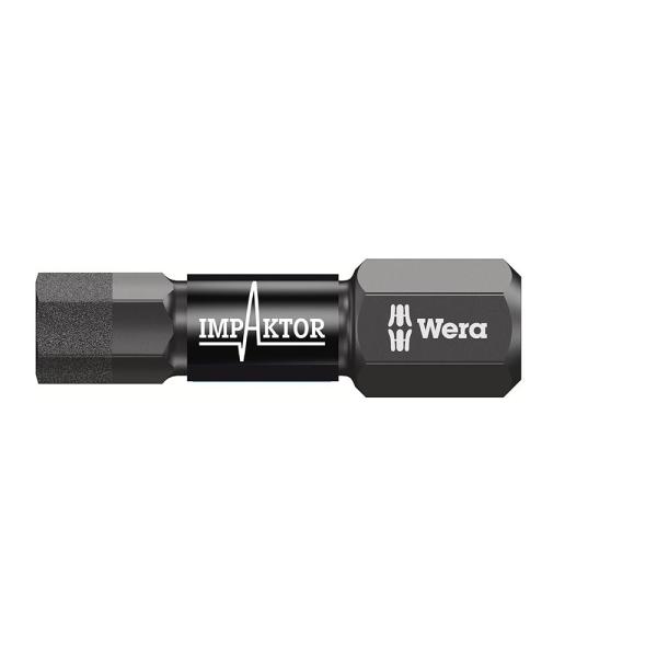 WERA ヴェラ ダイヤモンドインパクター六角ビット 840/1 IMP DC 対辺4.0mm 25mm (型番:05057604001)