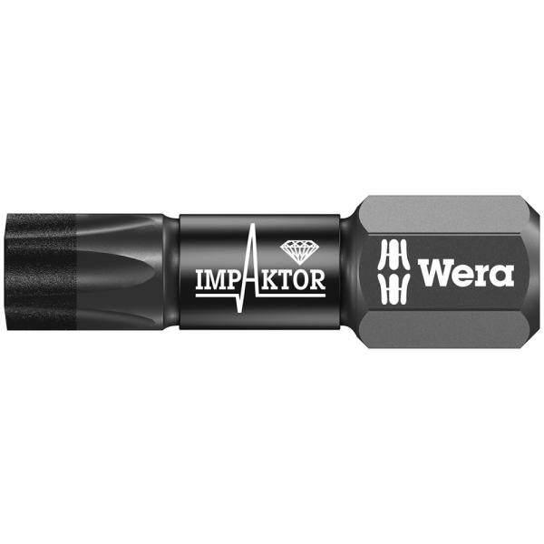 [旧モデル] WERA ヴェラ インパクターダイヤモンドトルクスビット25mm 867/1 IMP DC TORX 15 25 (型番:05057623001)