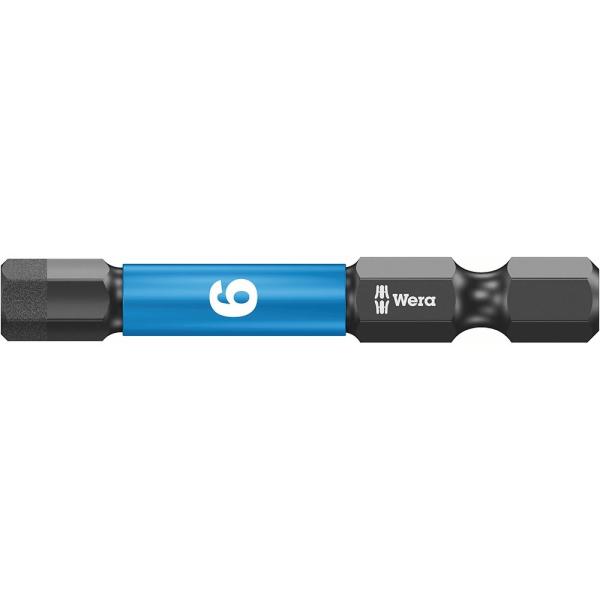 WERA ヴェラ ダイヤモンドインパクター六角ビット 840/4 IMP DC 対辺6.0mm 50mm (型番:05057646001)