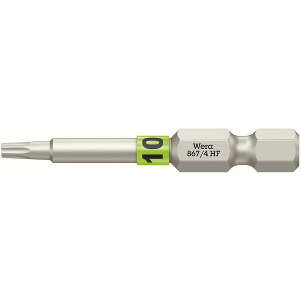 WERA ���F�� �����O�g���N�X HF�r�b�g 867/4 TORX HF 10 x 50 mm T10 50mm (�^��:05060506001) ���i�摜