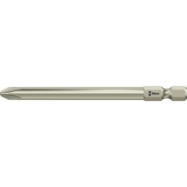 WERA ヴェラ ステンレスロングプラスビット 3851/4 プラス3番 89mm (型番:05071083001)